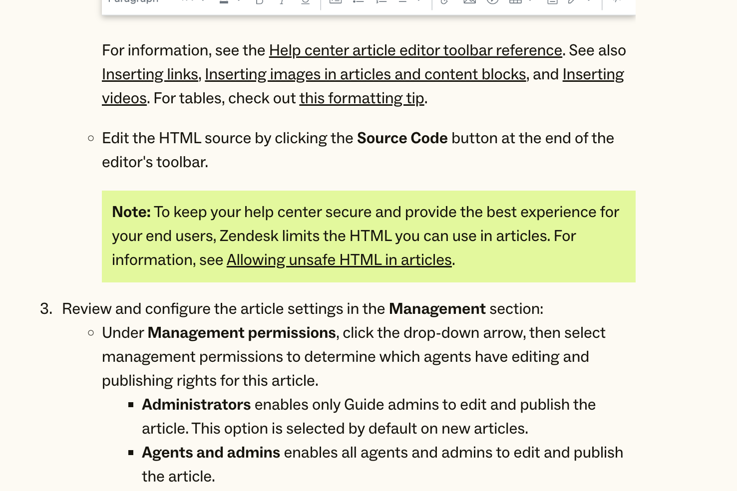 How to create a Zendesk highlighted note (with css class) in Zendesk Guide / Knowledge Article